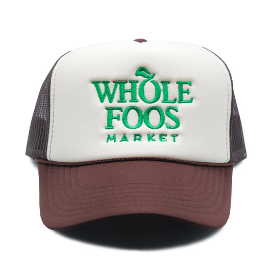 WHOLE FOOS MARKET TRUCKER HAT