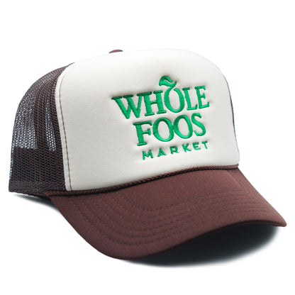 WHOLE FOOS MARKET TRUCKER HAT